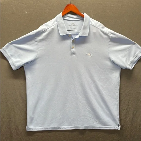 Tommy Bahama Plus Size Blue Polo Classic Design - Picture 1 of 7